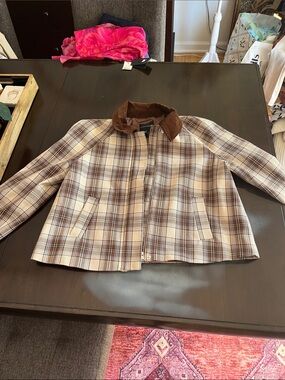 Christian Lacroix Brown Corduroy-Collar Jacket